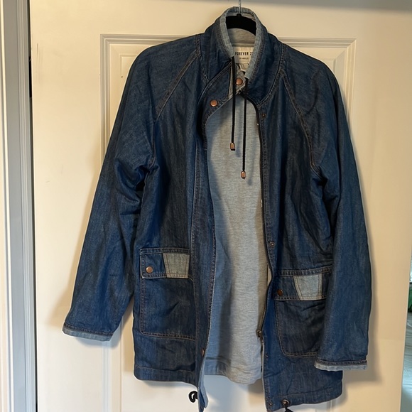 Forever 21 Jean Utility Jacket - Picture 3 of 6
